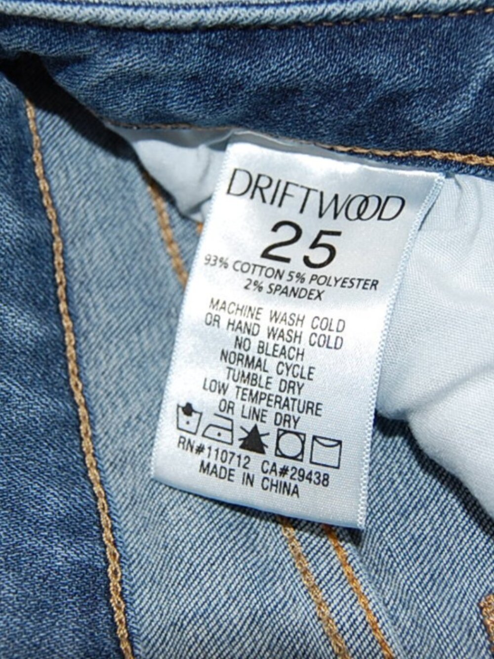 Driftwood Jackie Skinny Jeans W25 L28   Medium Wash Stretch Ankle Denim Boutique - Picture 12 of 15